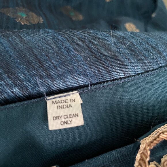 Indian set, deep blue pants and tunic - Picture 4 of 7